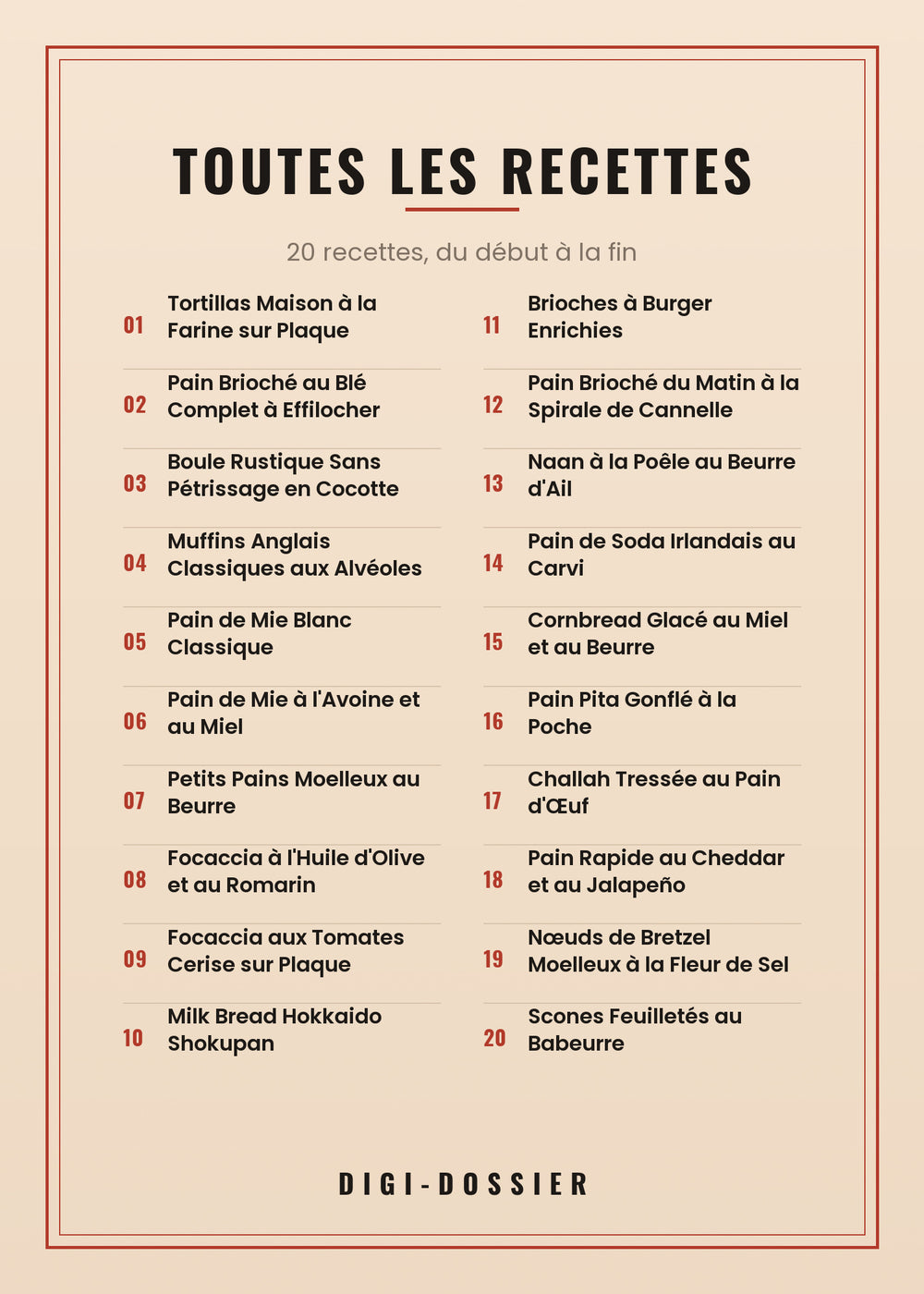 Toutes les recettes de ce livre