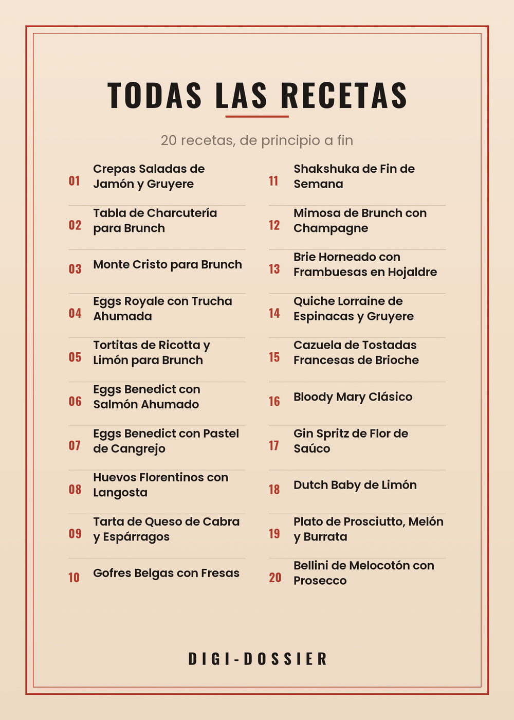 Todas las recetas de este libro