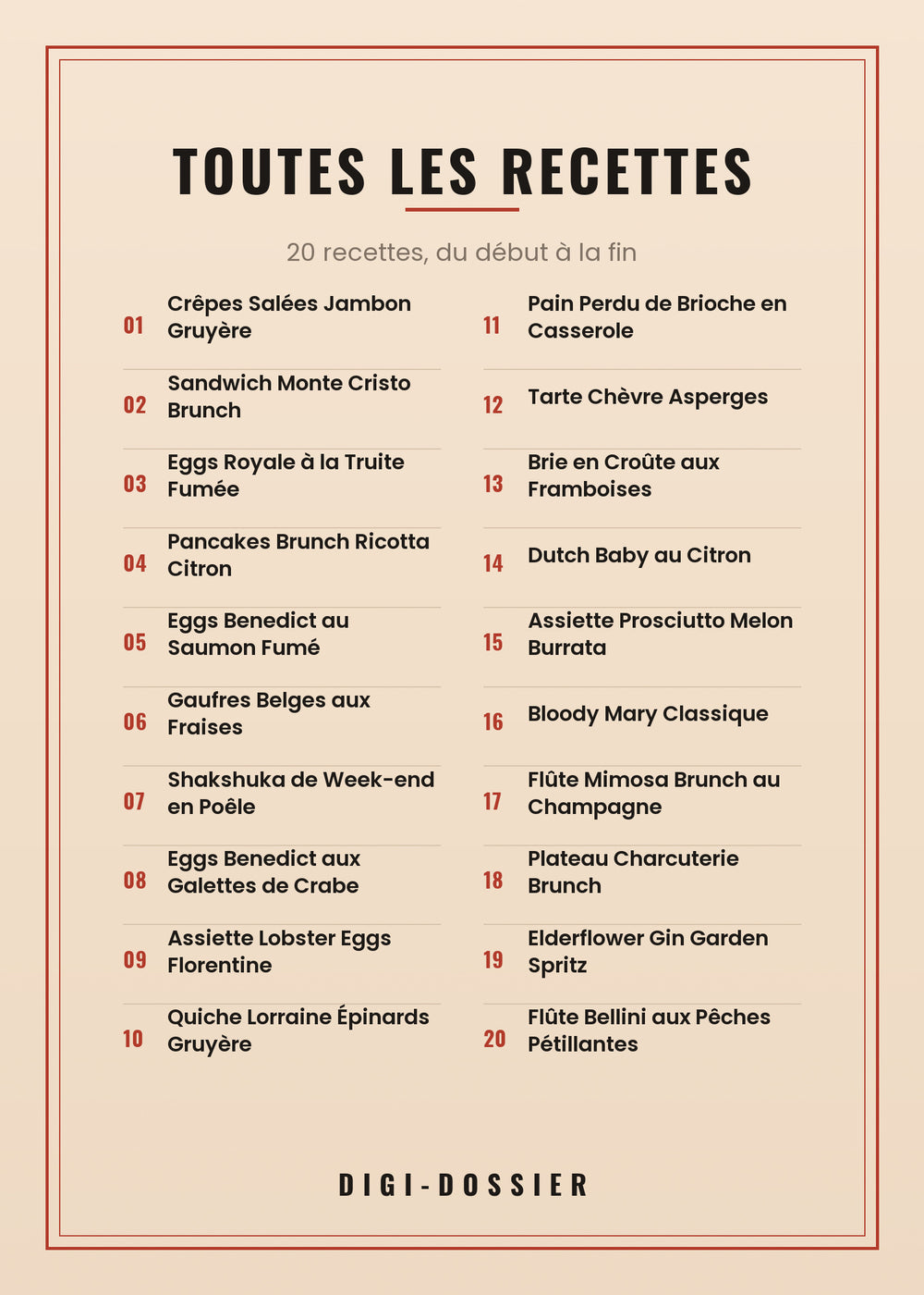 Toutes les recettes de ce livre