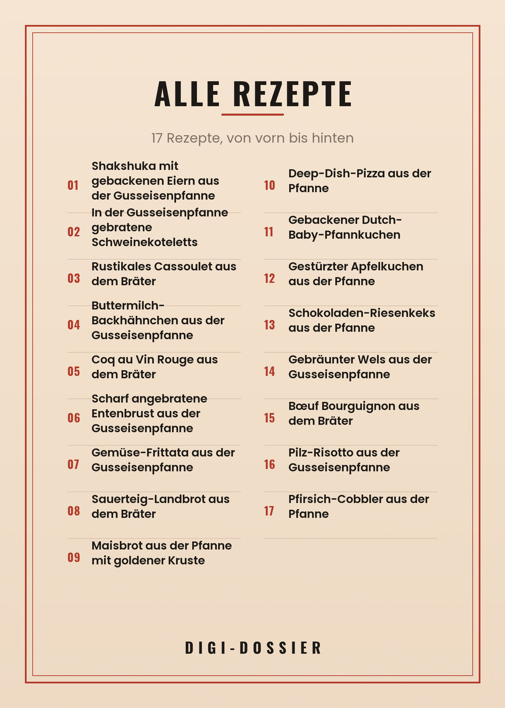Alle Rezepte in diesem Kochbuch