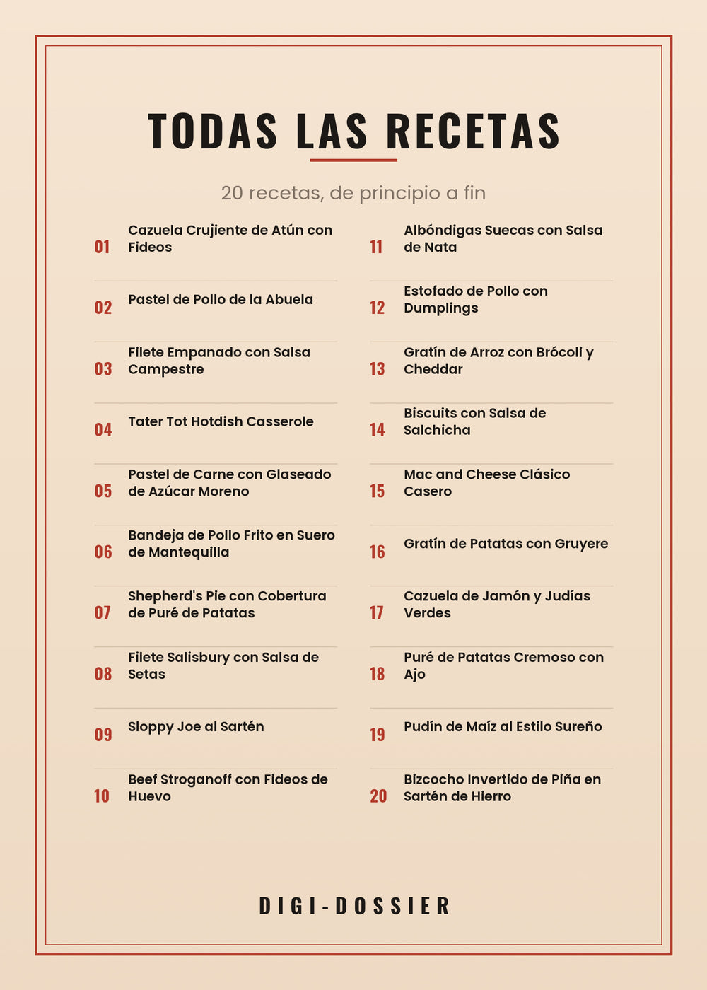 Todas las recetas de este libro