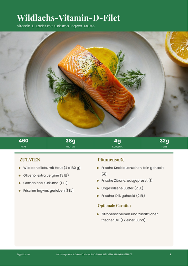 Beispiel-Rezeptseite — Immunsystem-Boost