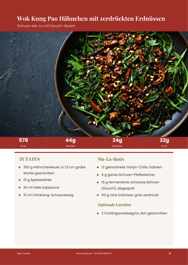 Beispiel-Rezeptseite — Wok-Kochbuch