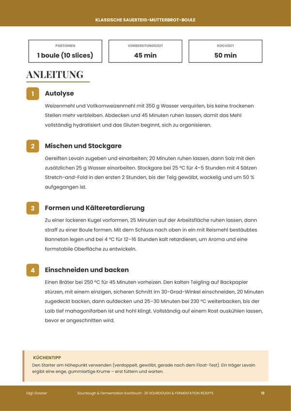 Beispiel-Anleitungsseite — Sauerteig- & Fermentations-Kochbuch