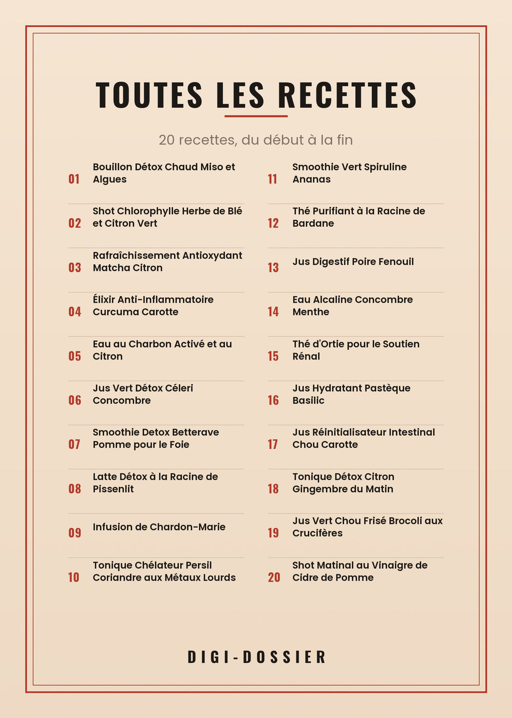 Toutes les recettes de ce livre