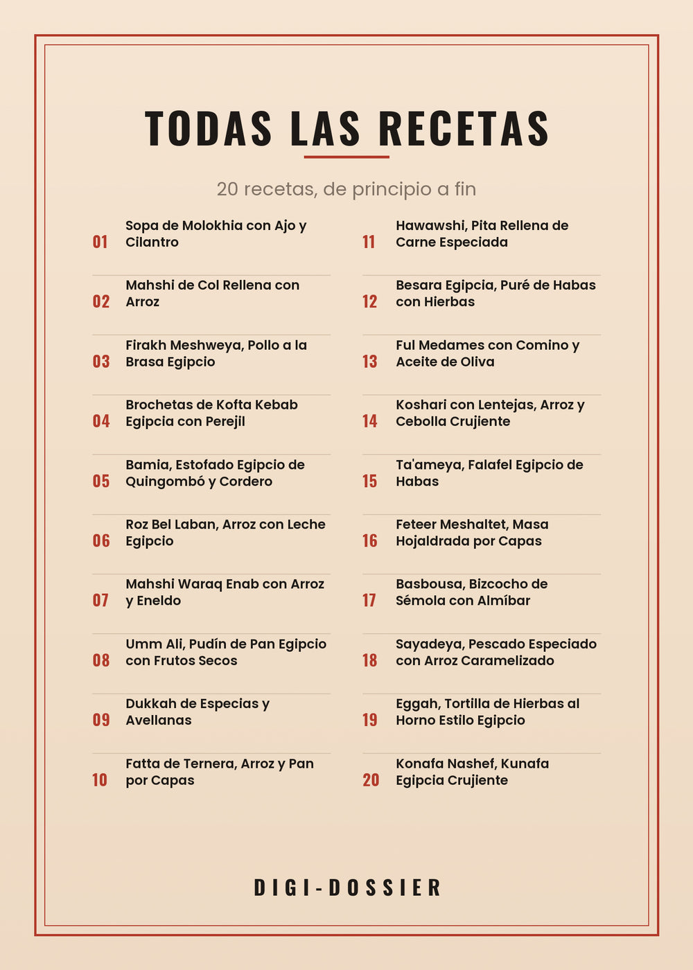 Todas las recetas de este libro
