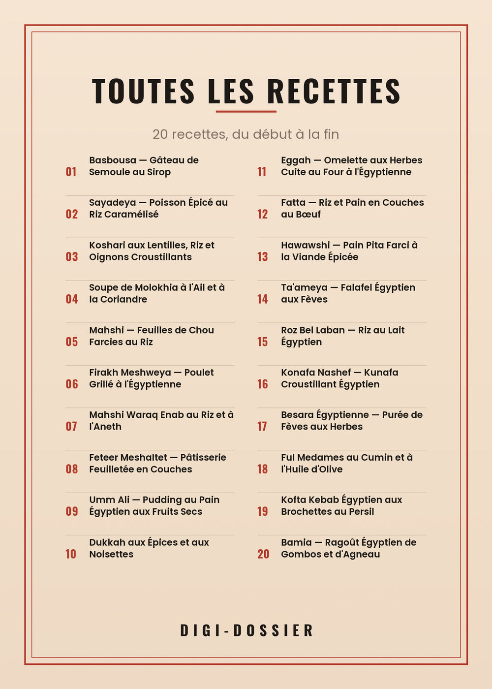 Toutes les recettes de ce livre