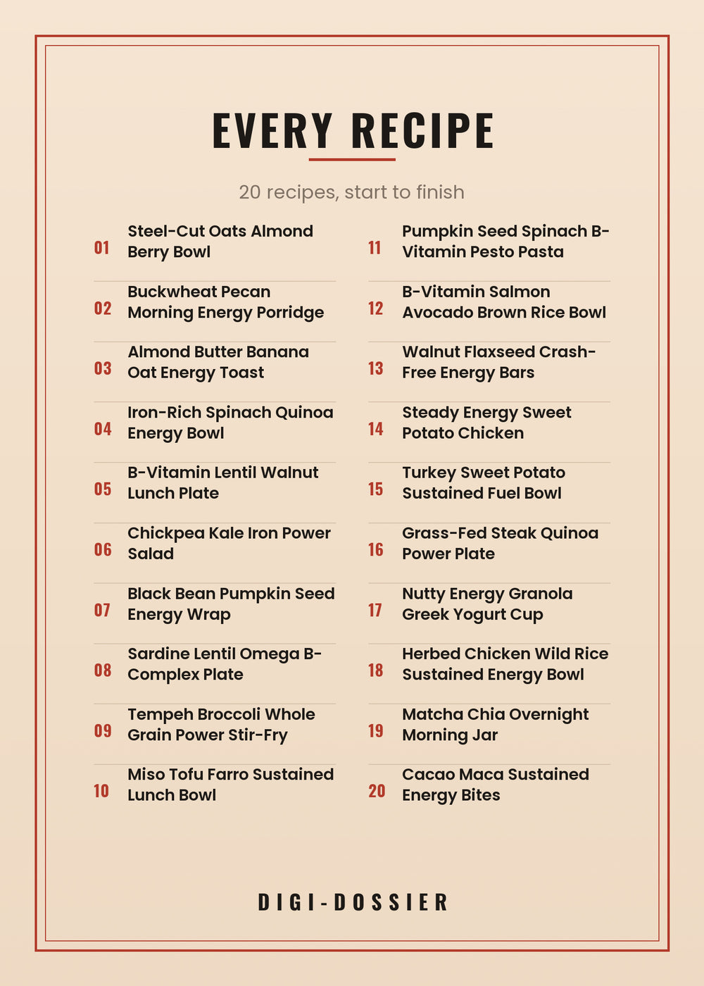 Every recipe in this cookbook