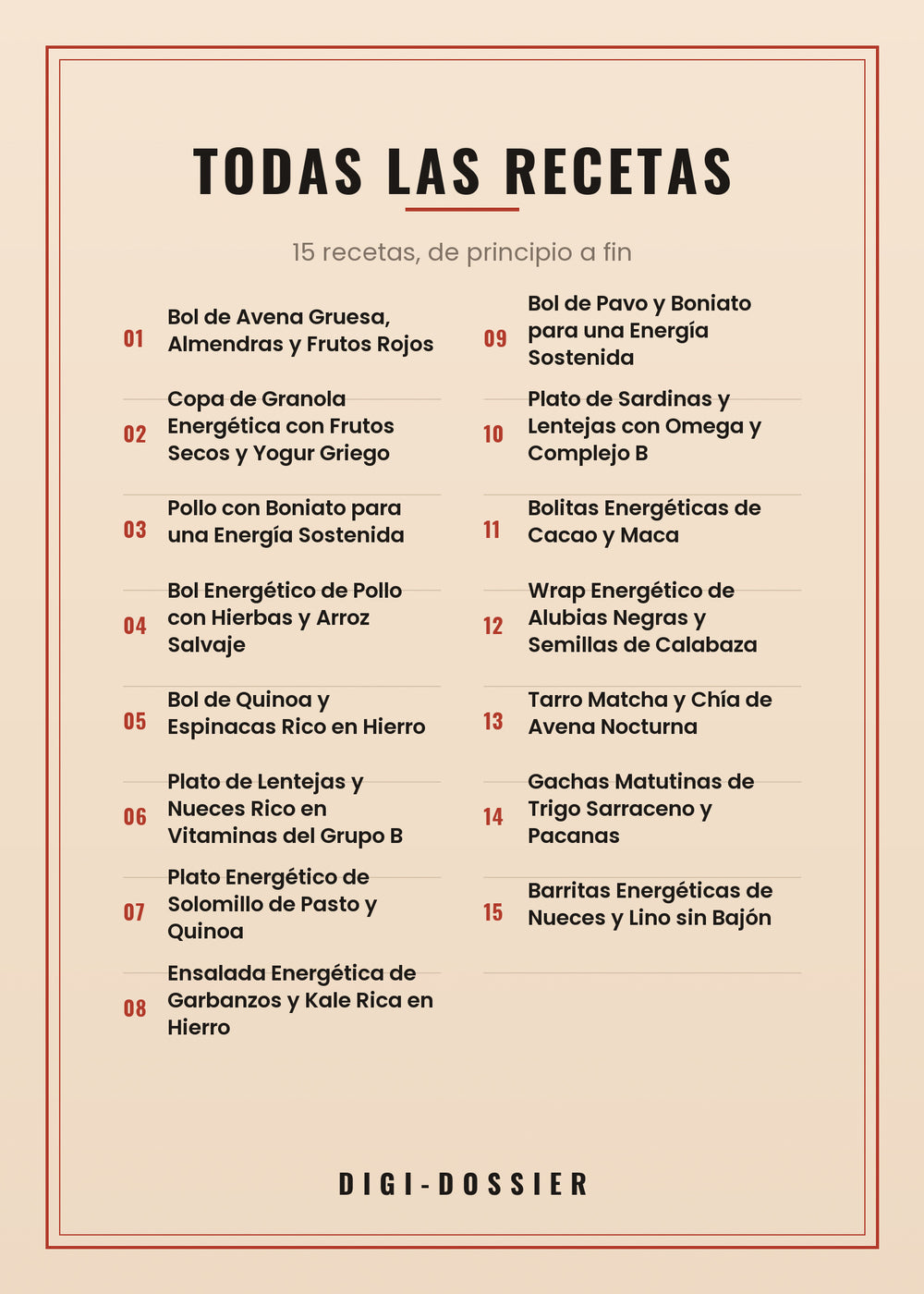 Todas las recetas de este libro