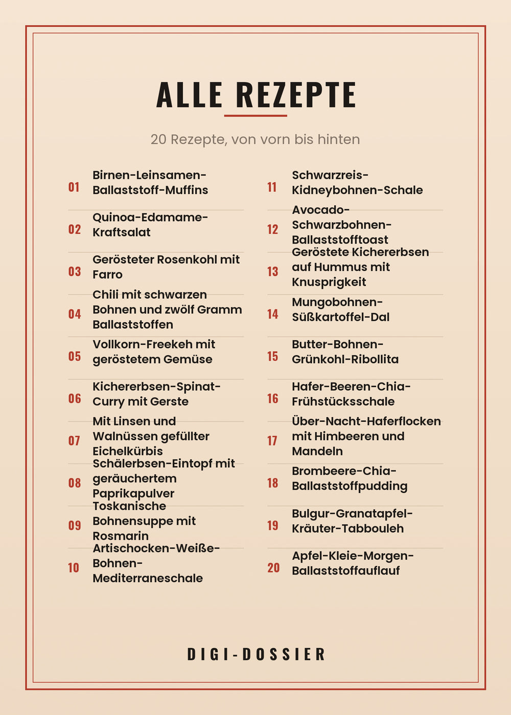 Alle Rezepte in diesem Kochbuch