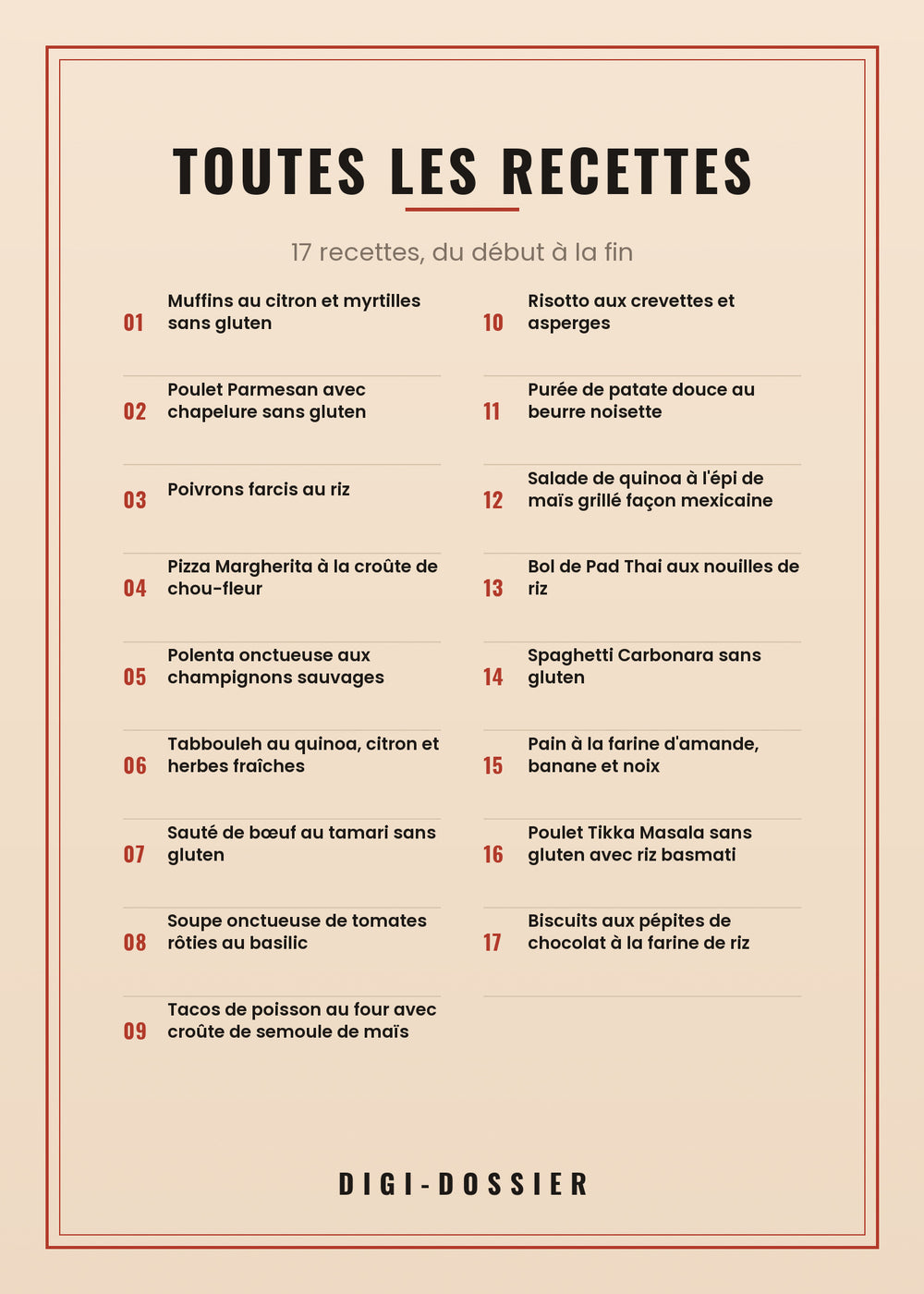 Toutes les recettes de ce livre