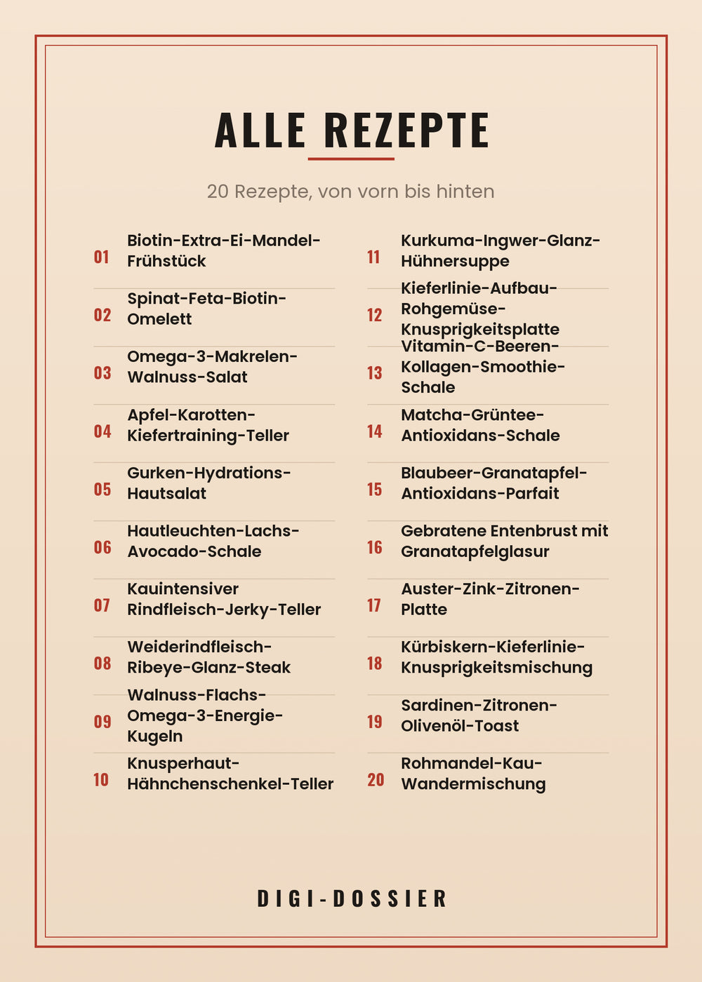 Alle Rezepte in diesem Kochbuch