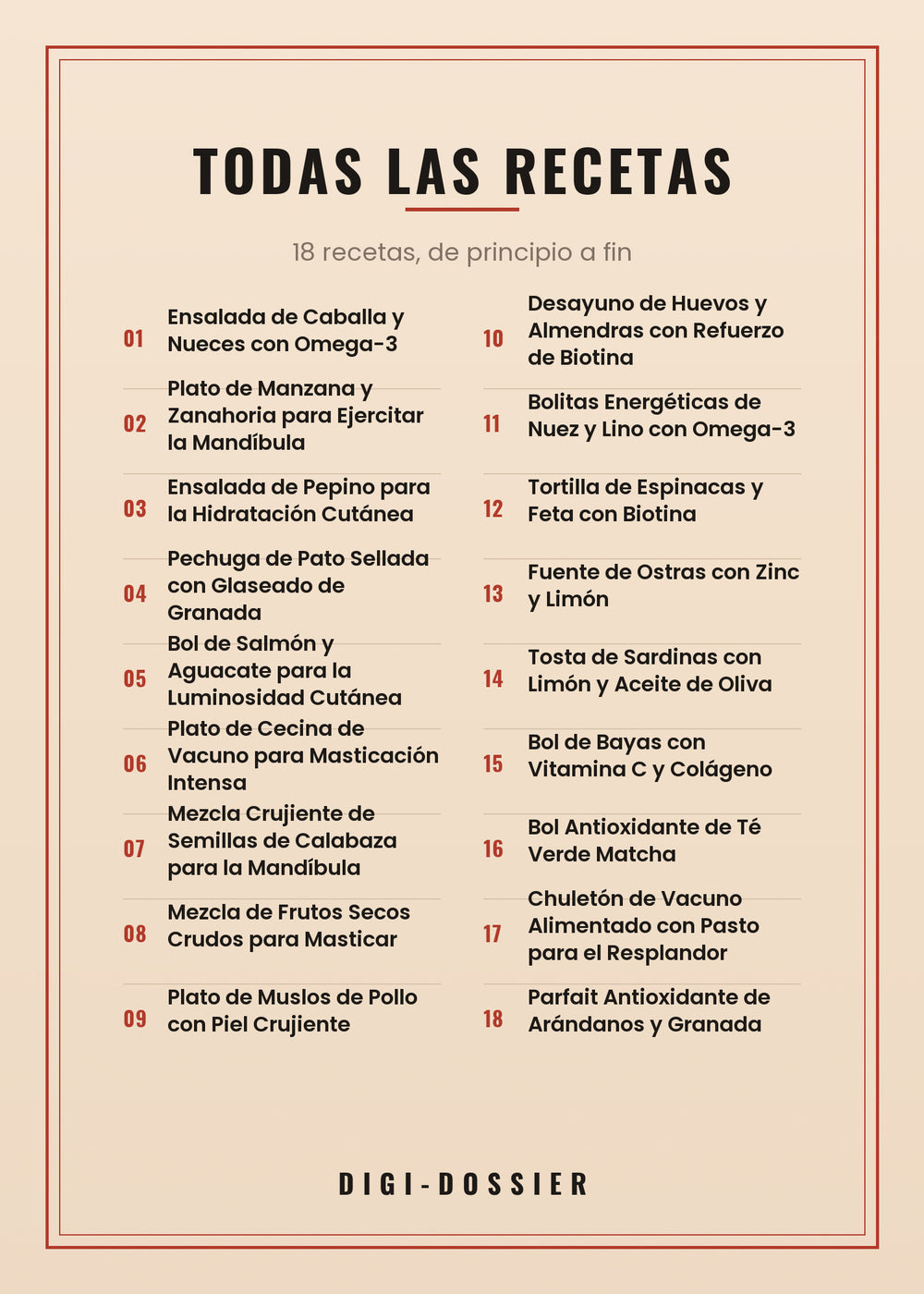 Todas las recetas de este libro