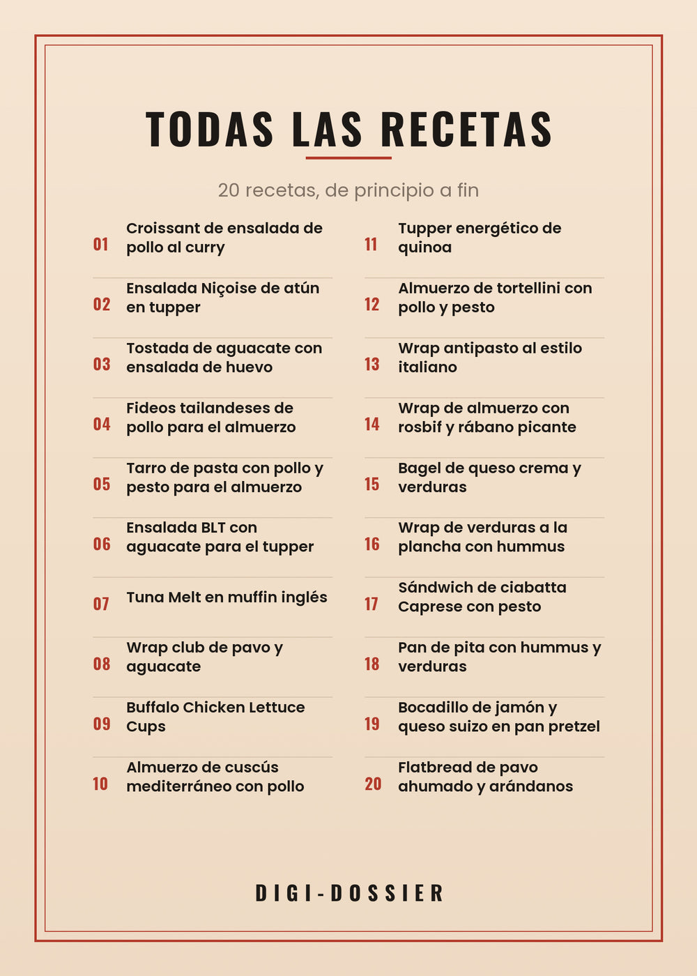Todas las recetas de este libro