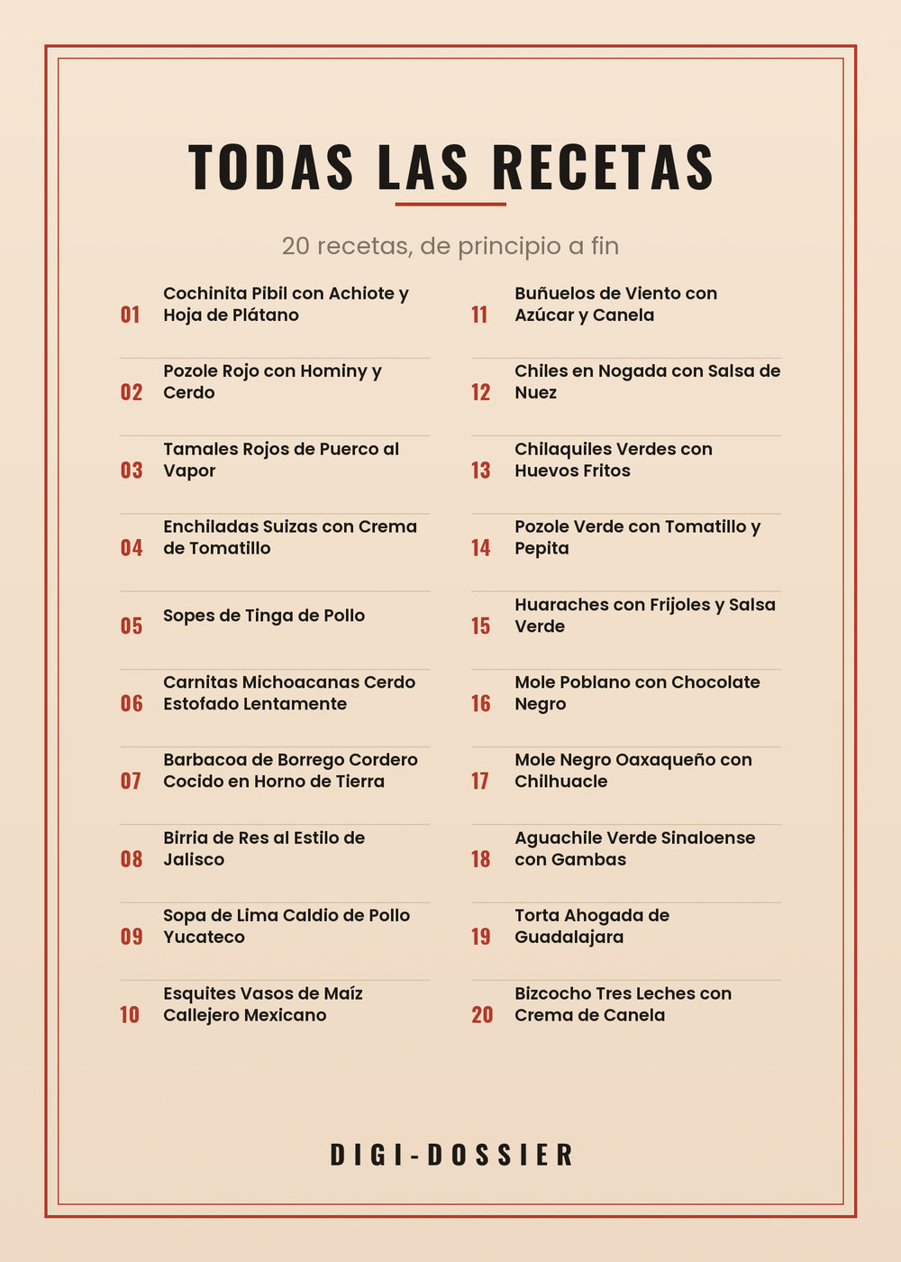 Todas las recetas de este libro
