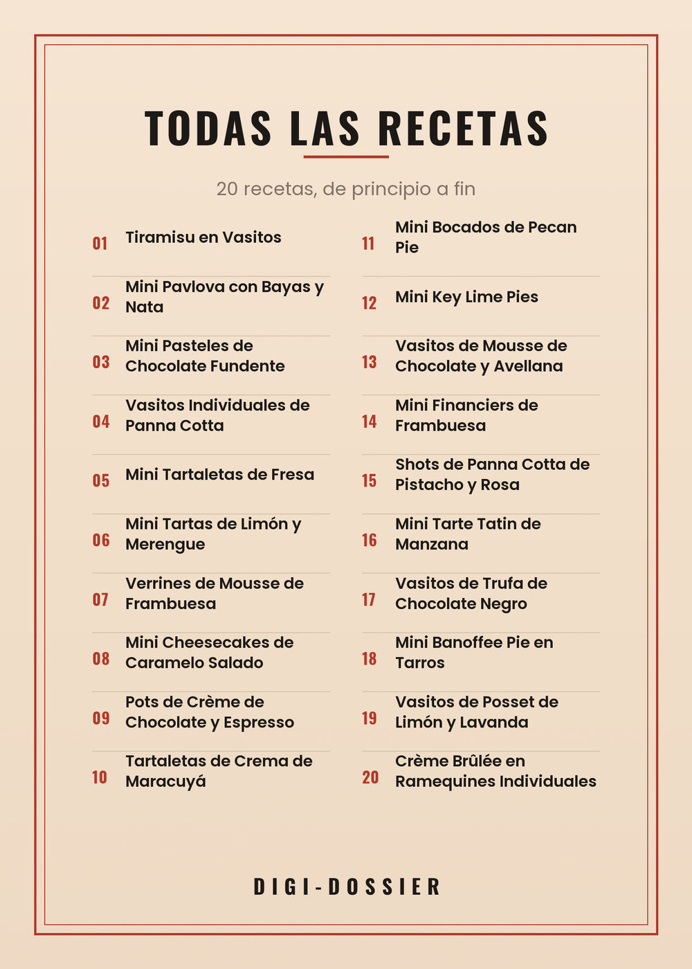 Todas las recetas de este libro