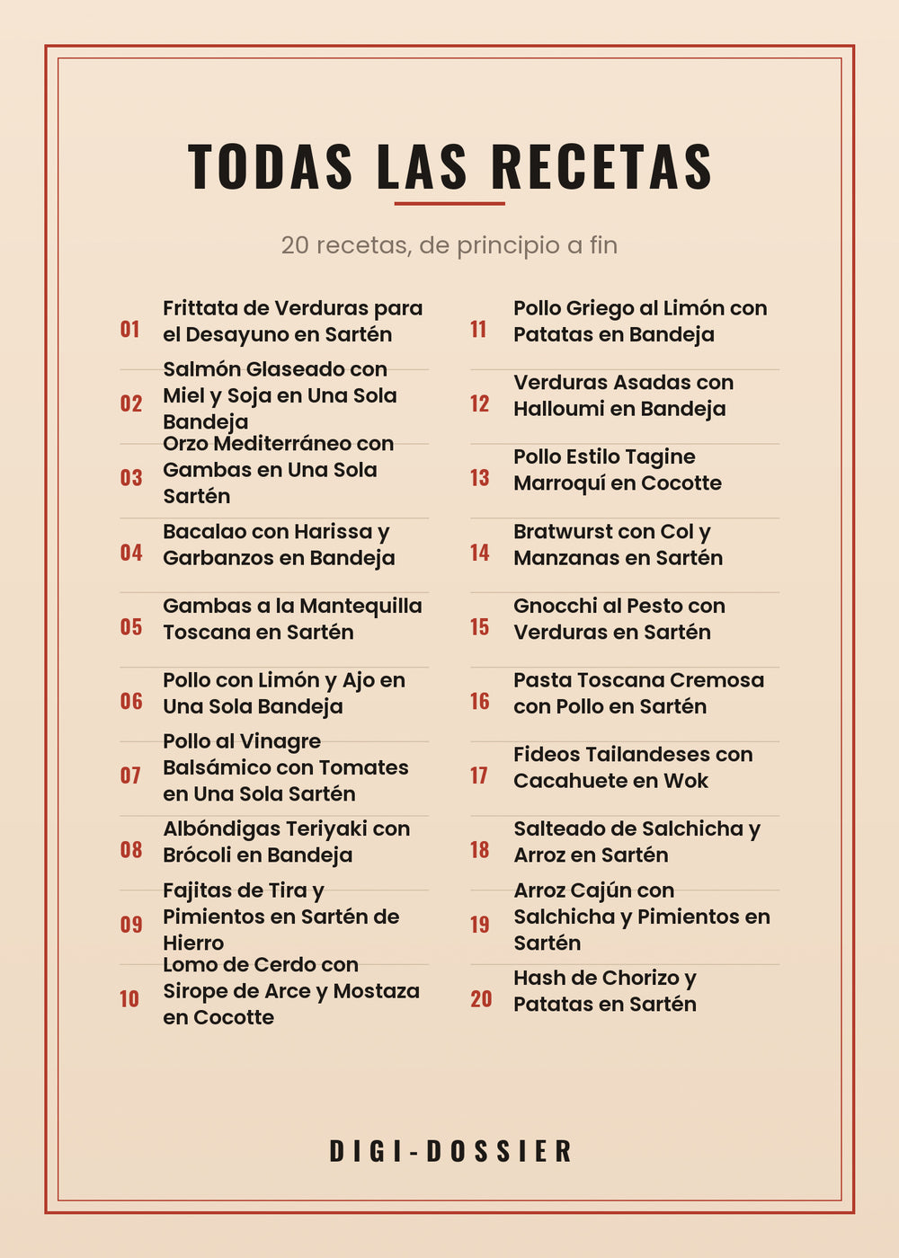 Todas las recetas de este libro