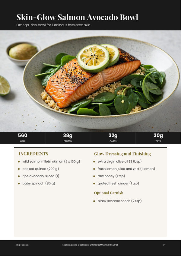 Sample recipe page — Looksmaxxing Cookbook
