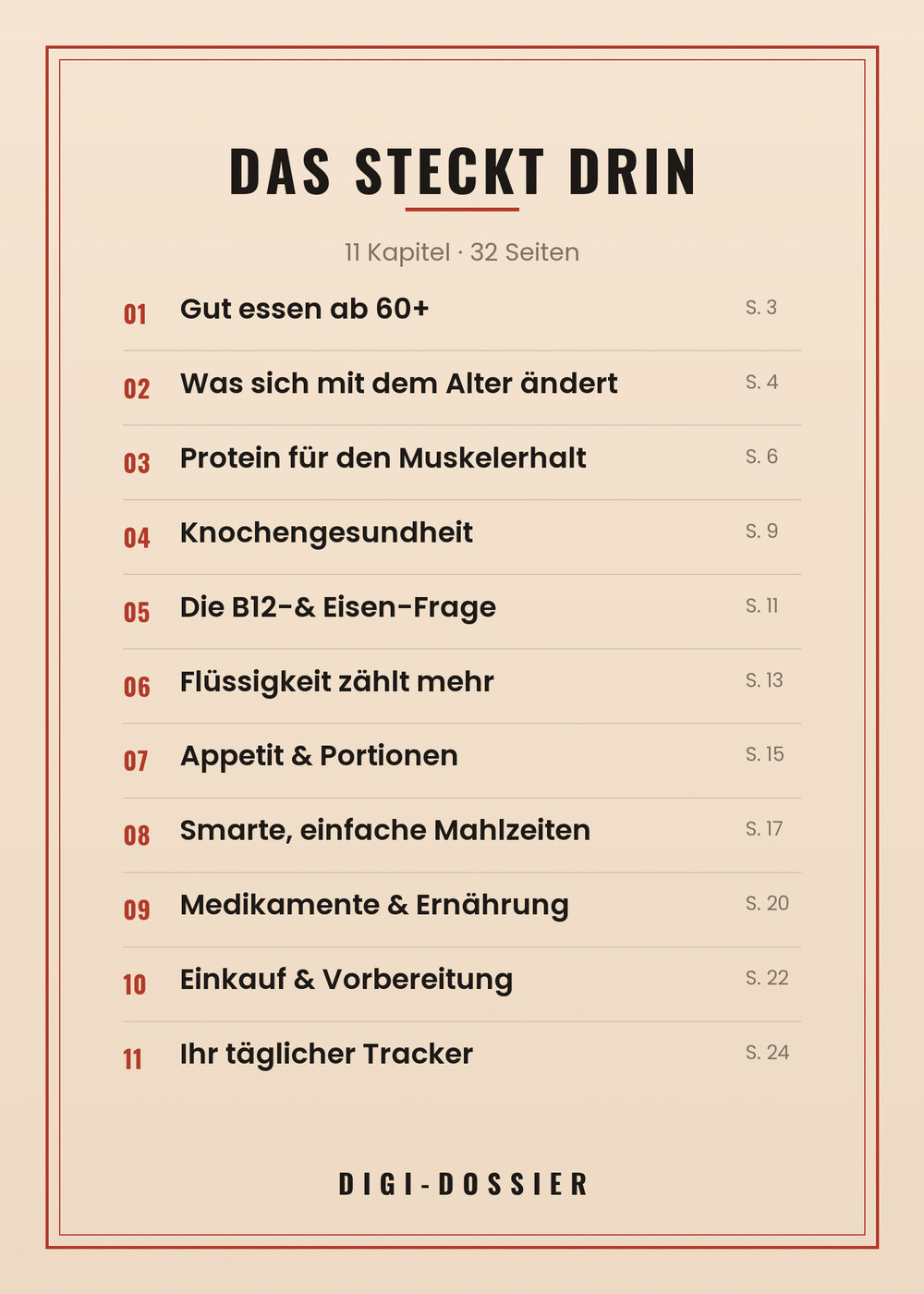 Das steckt drin — alle Kapitel