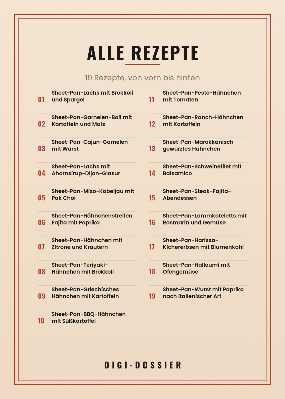 Alle Rezepte in diesem Kochbuch