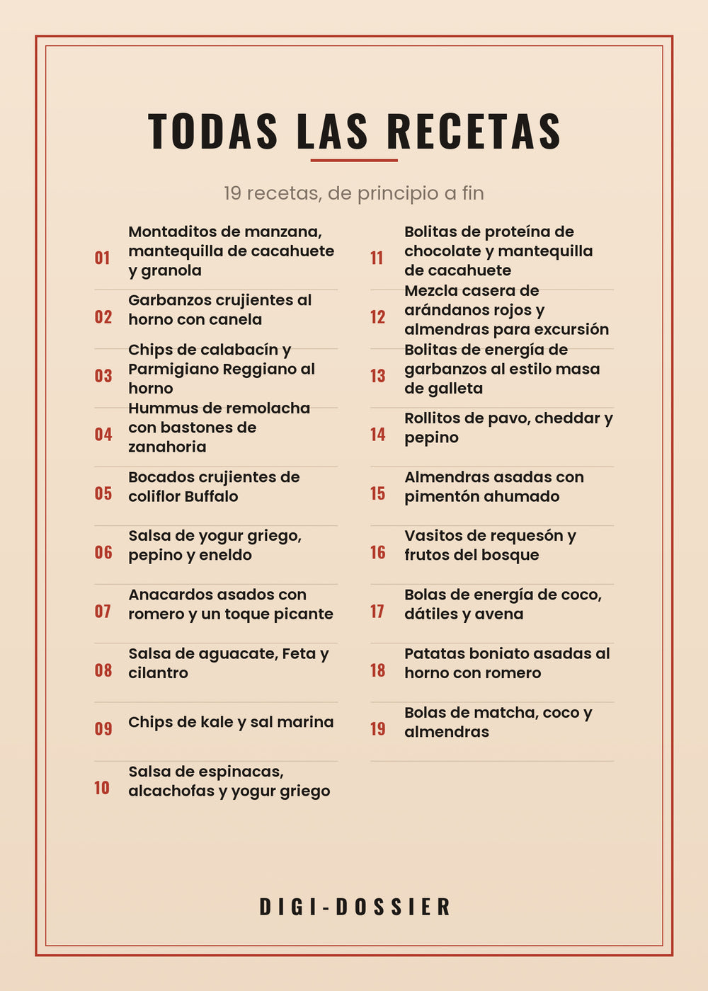 Todas las recetas de este libro