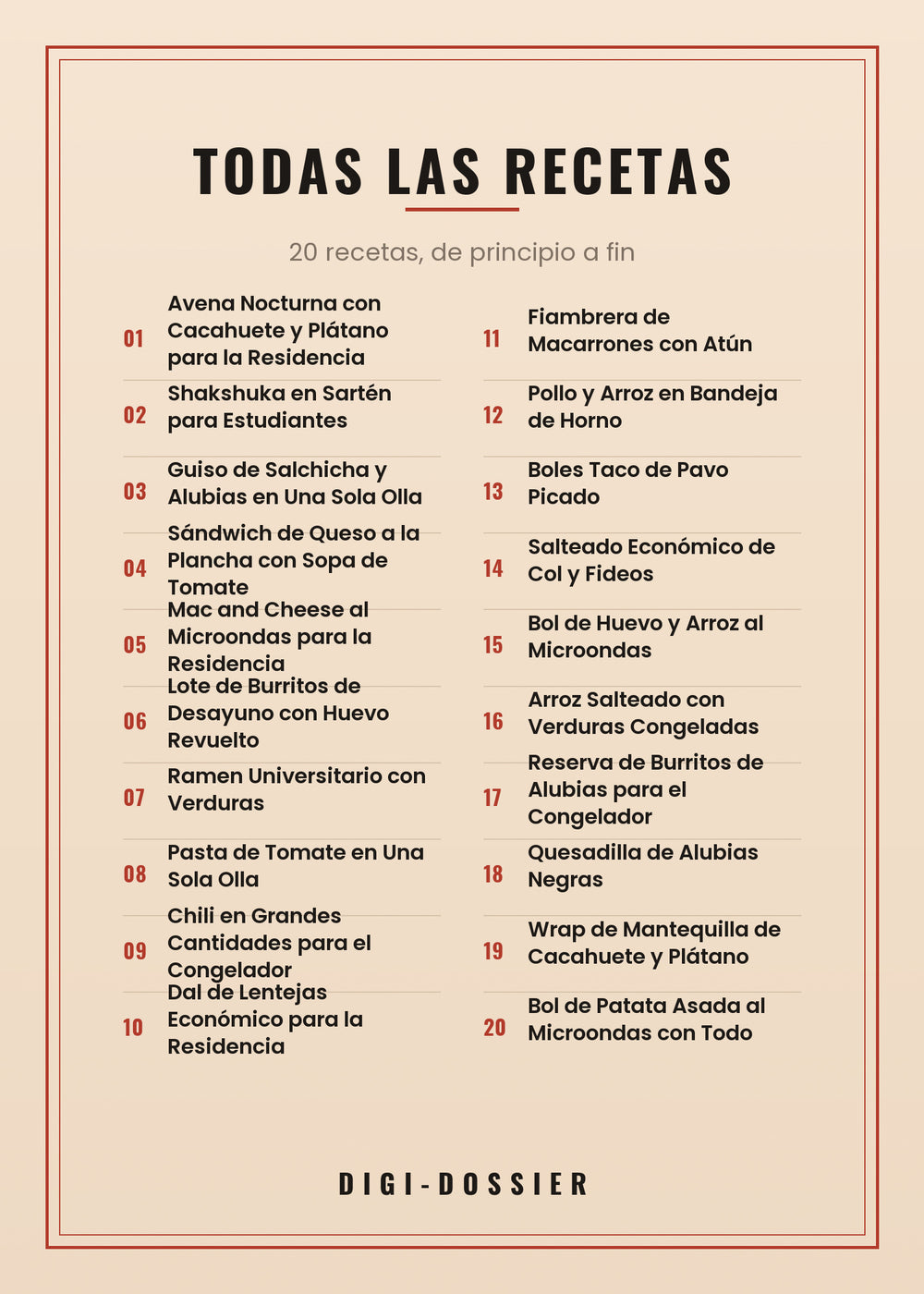 Todas las recetas de este libro