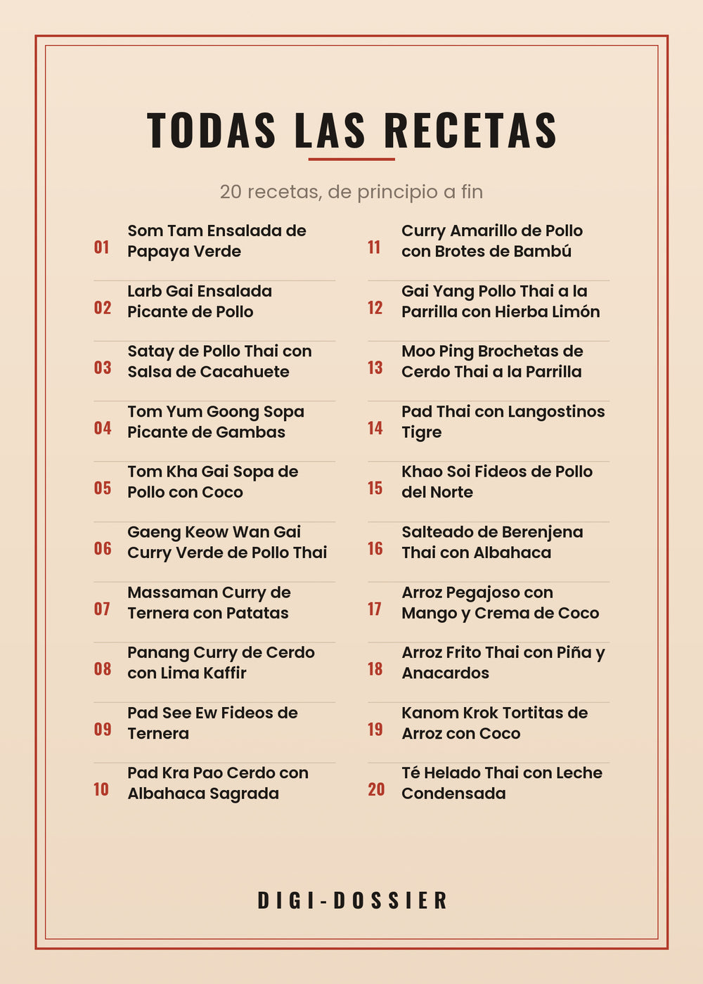 Todas las recetas de este libro