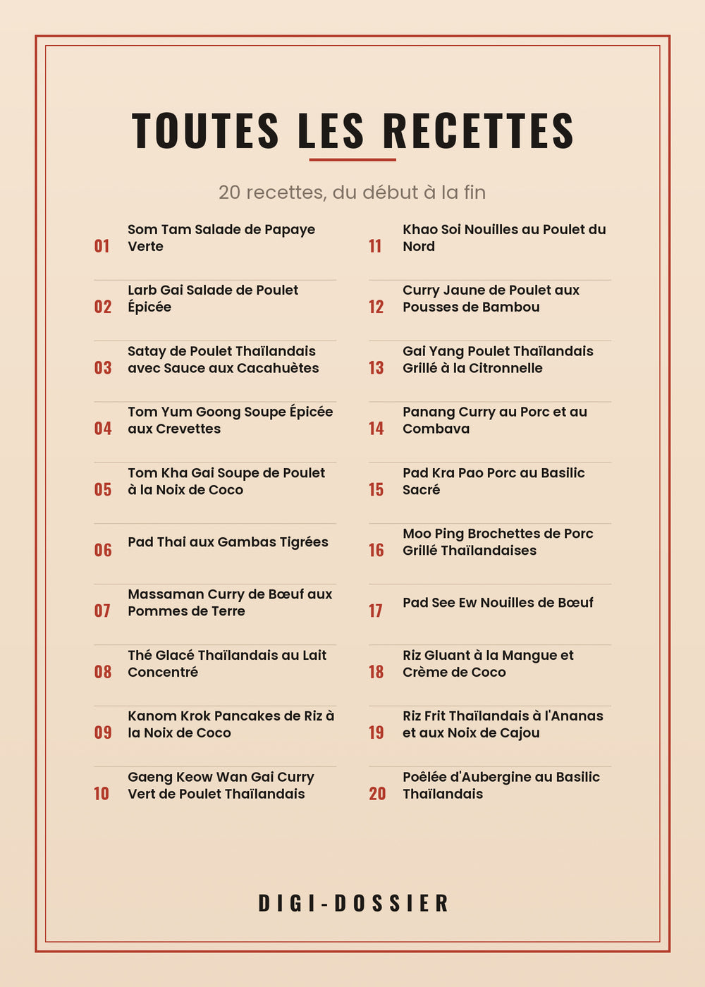 Toutes les recettes de ce livre