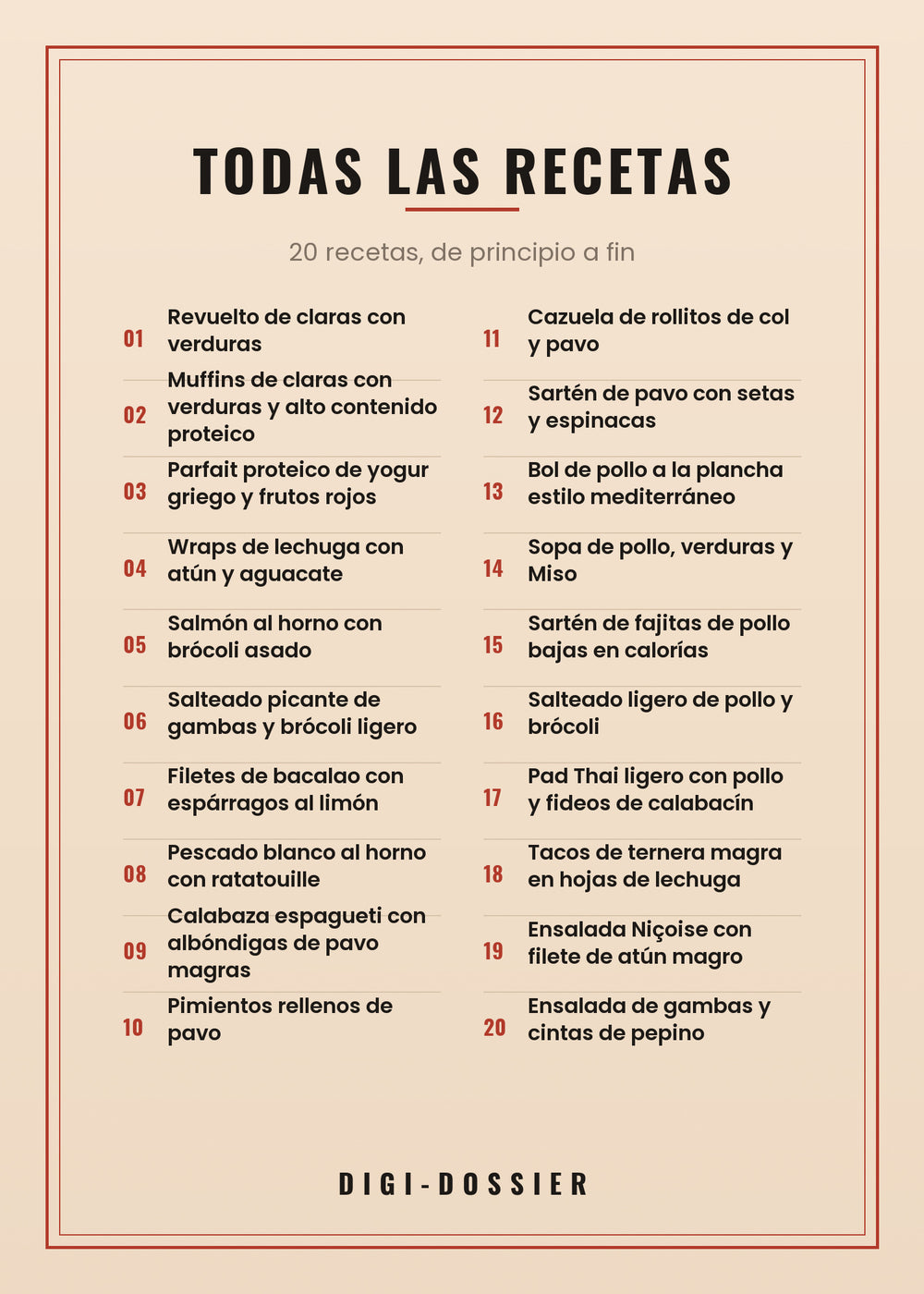 Todas las recetas de este libro