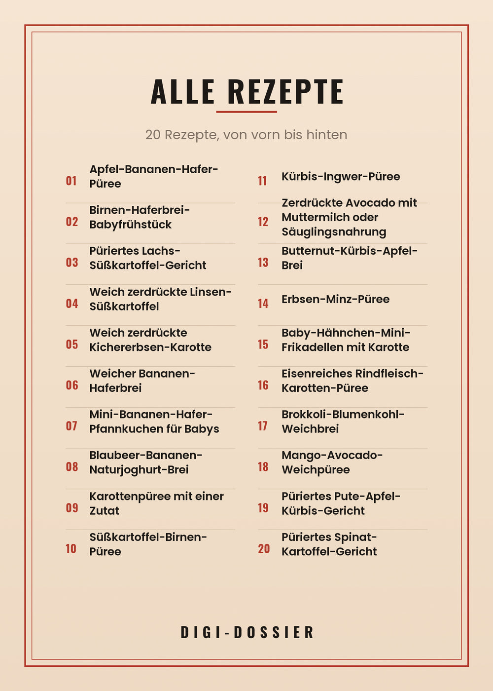 Alle Rezepte in diesem Kochbuch