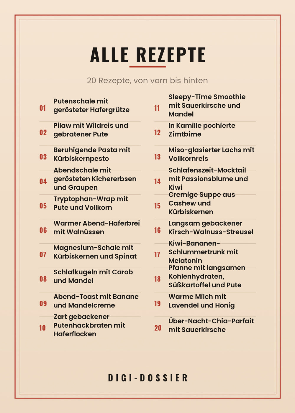 Alle Rezepte in diesem Kochbuch