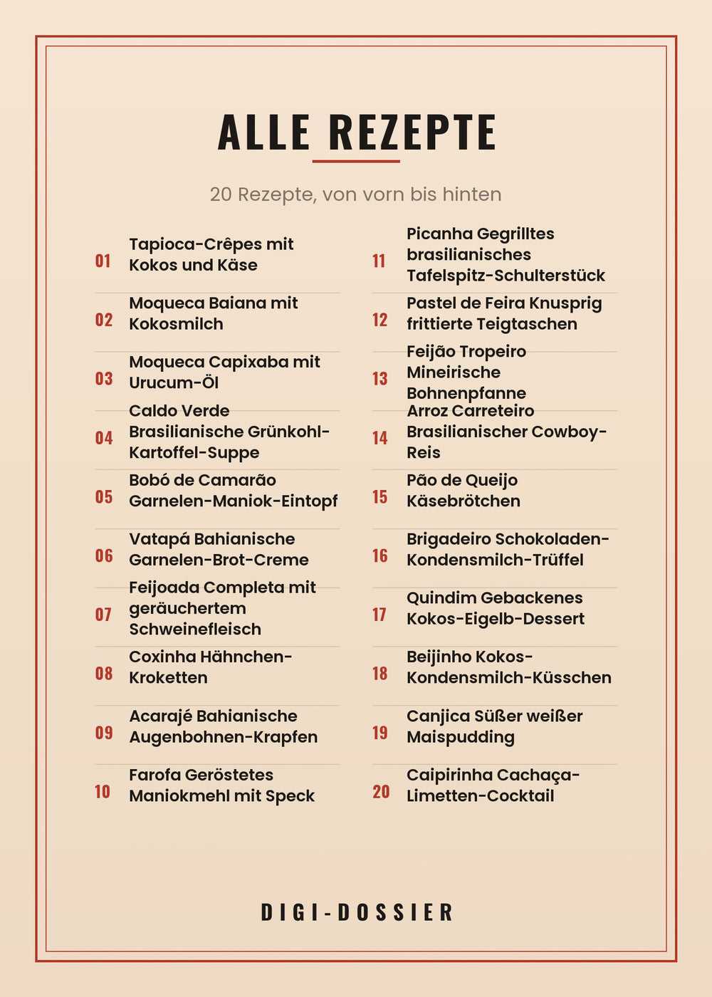 Alle Rezepte in diesem Kochbuch