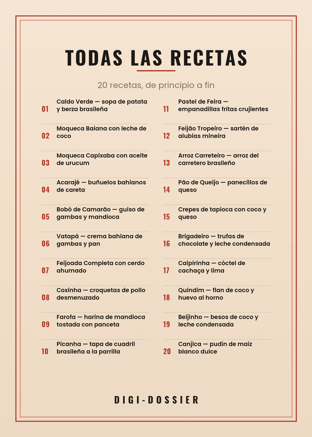 Todas las recetas de este libro