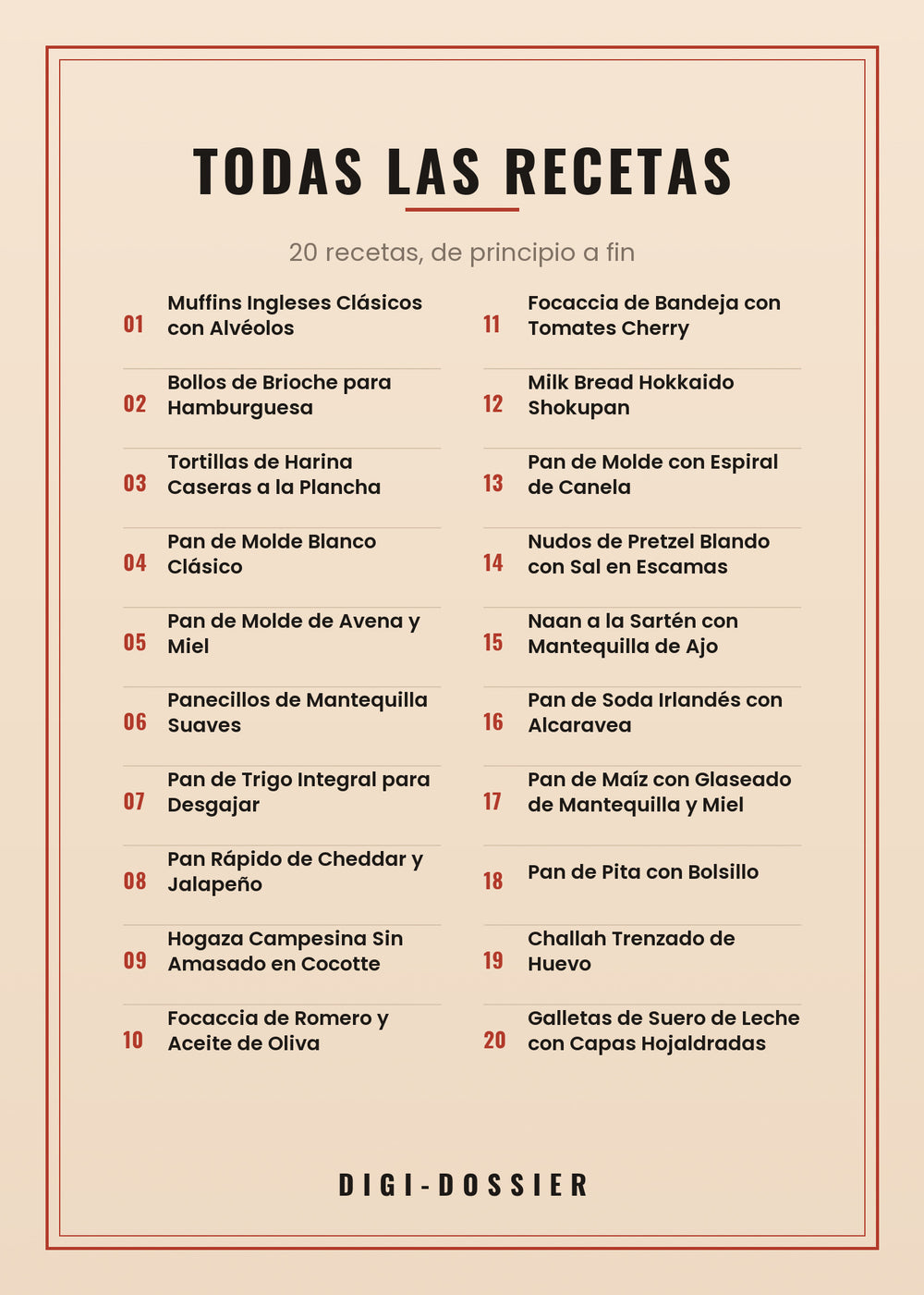 Todas las recetas de este libro
