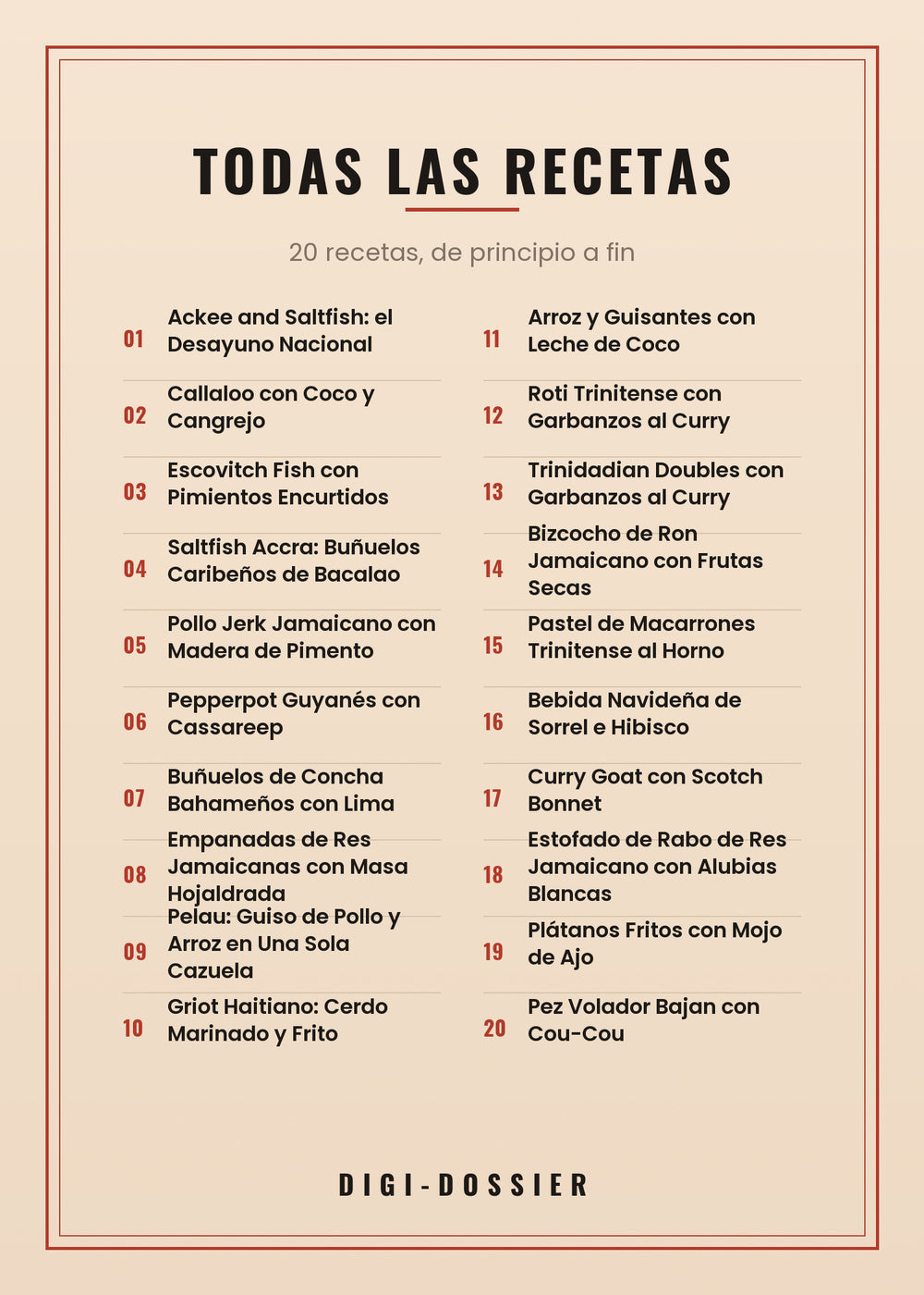 Todas las recetas de este libro