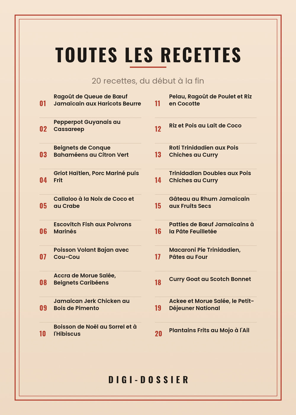 Toutes les recettes de ce livre