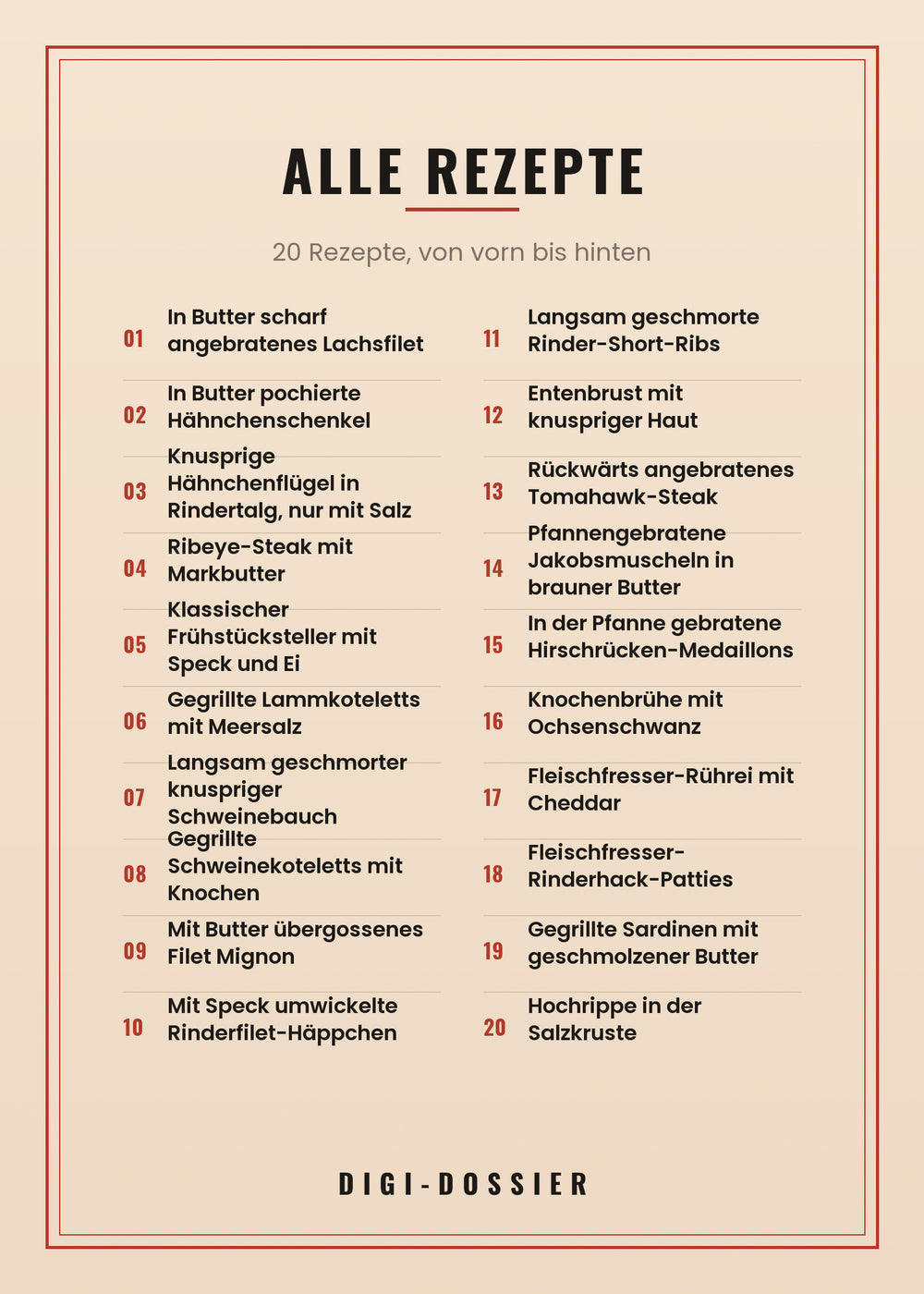 Alle Rezepte in diesem Kochbuch