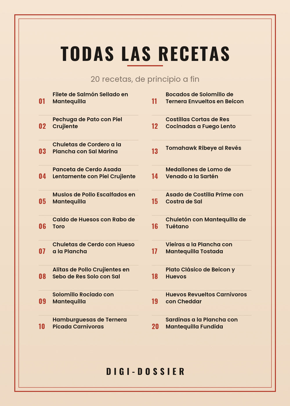 Todas las recetas de este libro