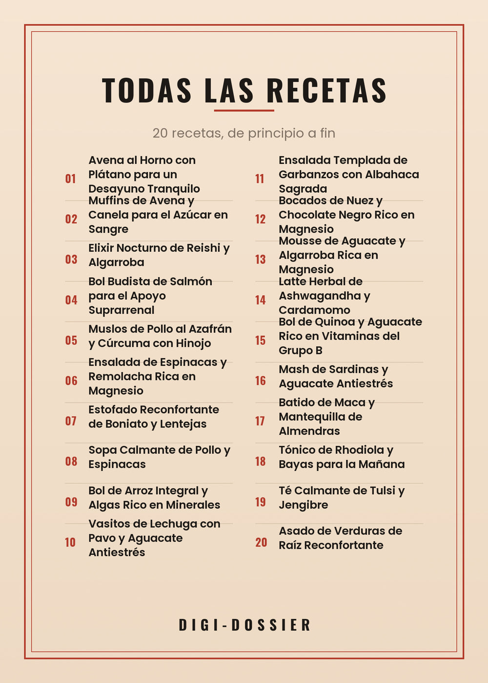 Todas las recetas de este libro