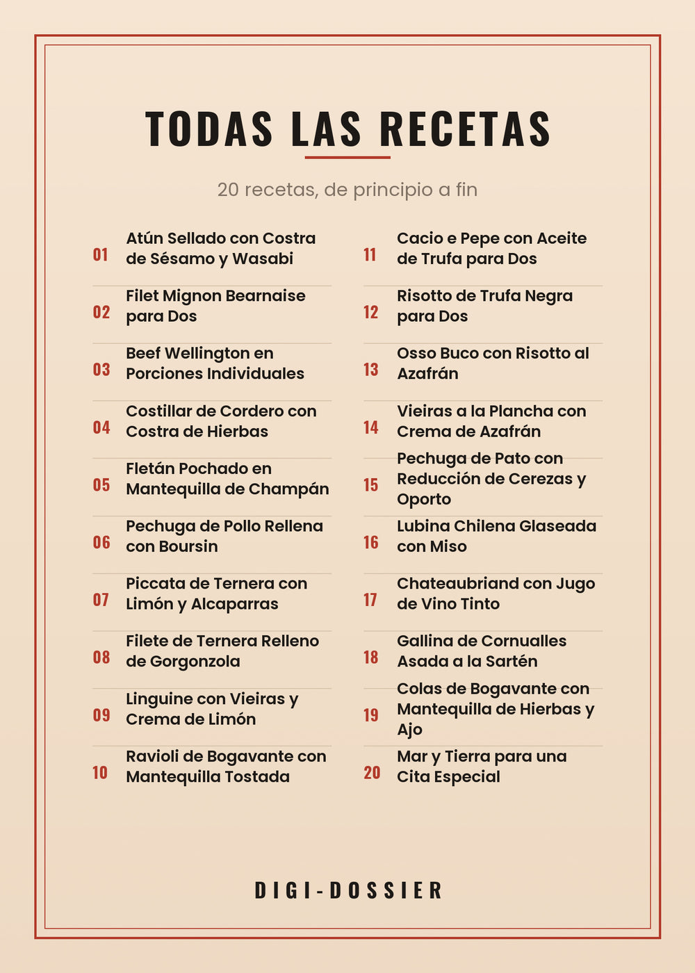 Todas las recetas de este libro