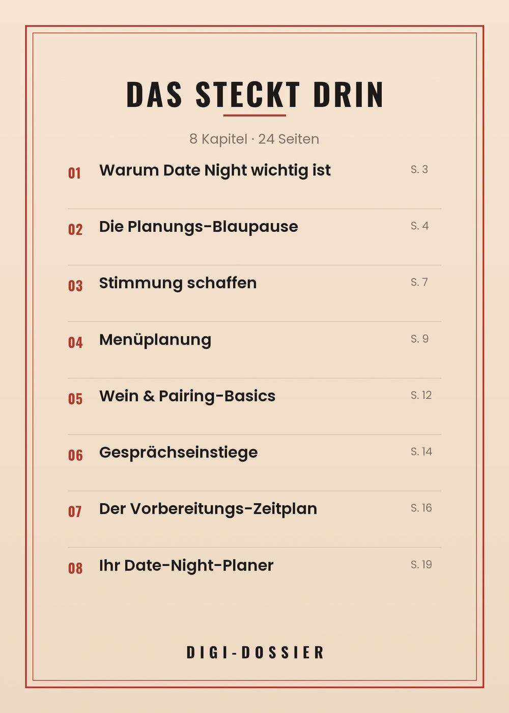 Das steckt drin — alle Kapitel