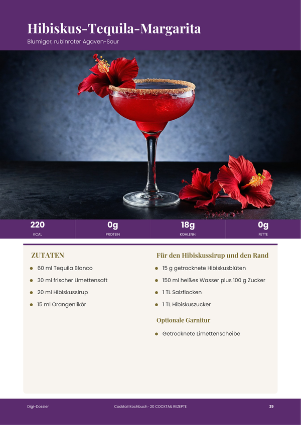 Beispiel-Rezeptseite &mdash; Cocktail-Rezepte