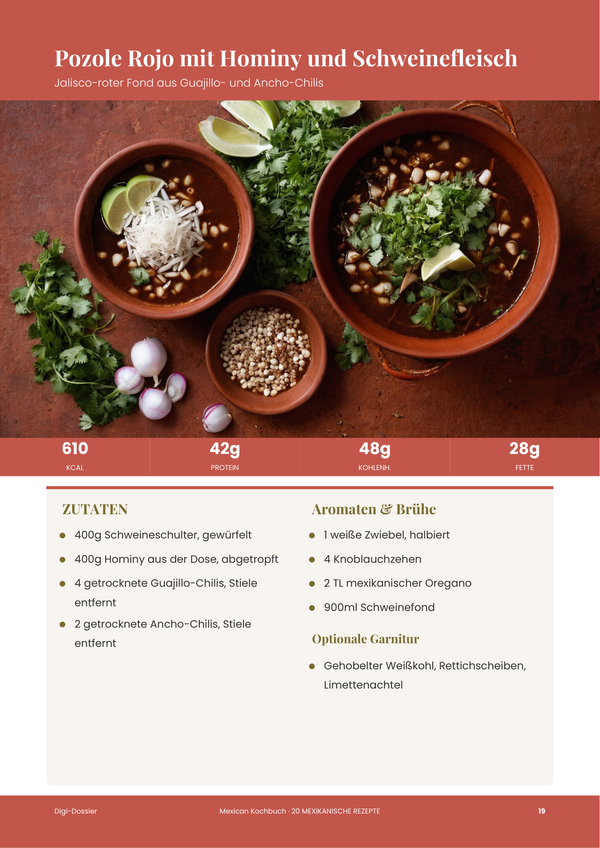 Beispiel-Rezeptseite &mdash; Mexikanisch