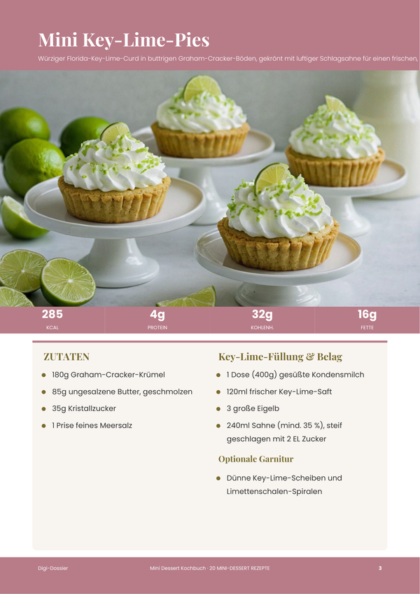 Beispiel-Rezeptseite &mdash; Mini-Dessert