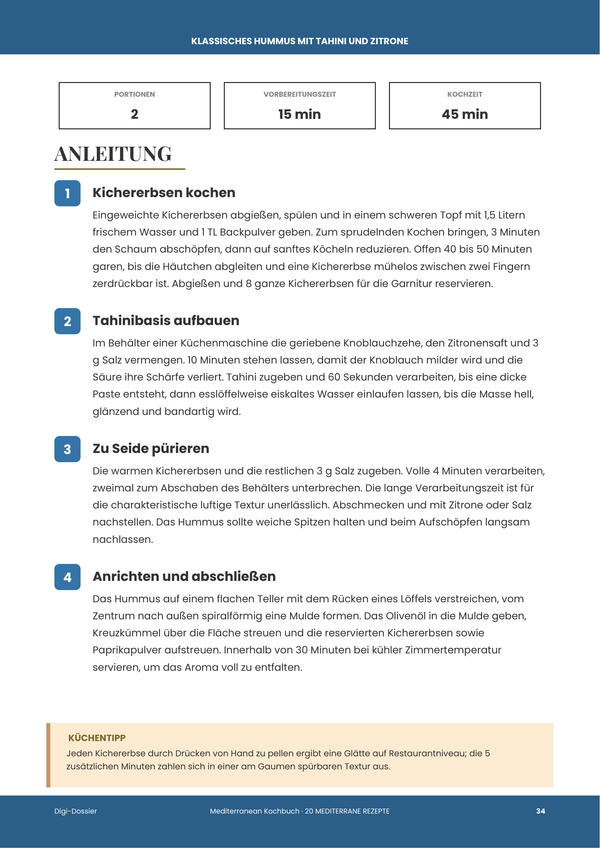 Beispiel-Anleitungsseite &mdash; Mediterran