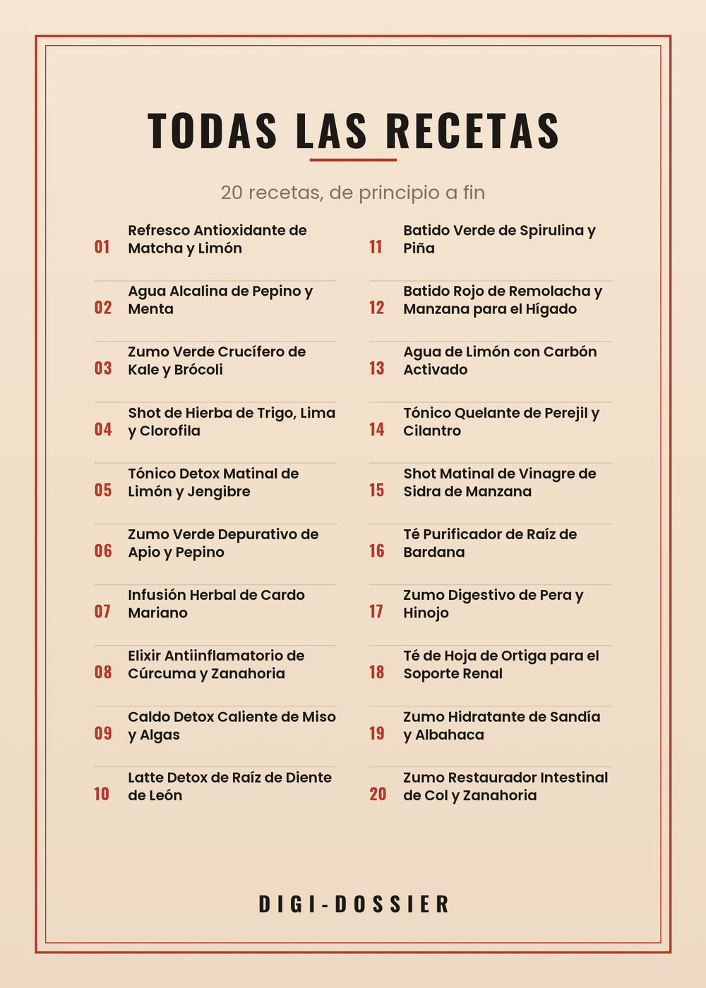 Todas las recetas de este libro