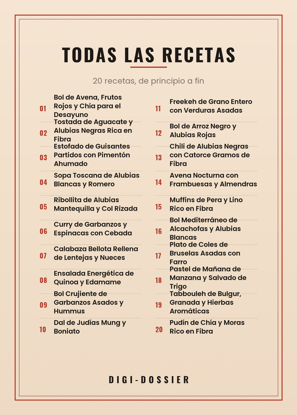 Todas las recetas de este libro