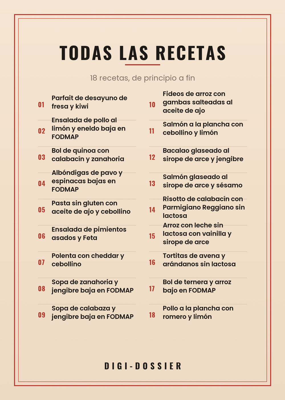 Todas las recetas de este libro