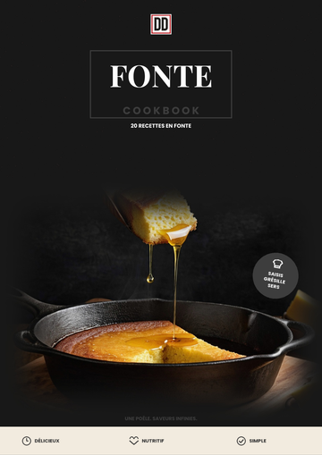 Livre de recettes en fonte