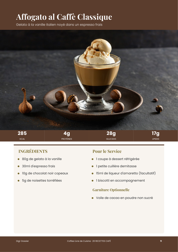 Exemple de page de recette &mdash; Recettes de café
